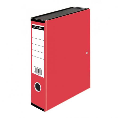 ValueX Box File Paper on Board Foolscap 65mm Capacity 80mm Spine Width Clip