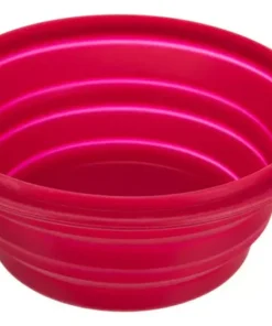 Trixie Travel Collapsible Bowl For Dogs - Red